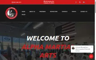 Alpha Martial Arts Academy of Columbia website