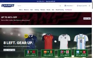 Champs Sports of Taylor website