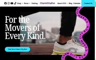 Charm City Run Columbia website