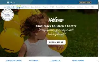 Cradlerock Children's Center website