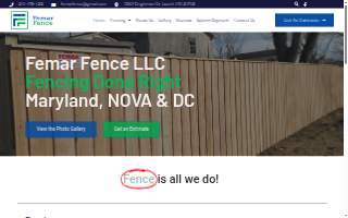 Femar Fence LLC of Columbia