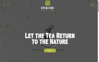 Kyo Matcha website