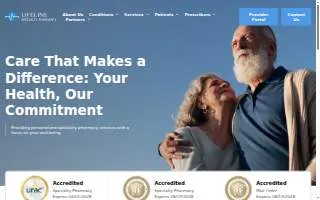 LifeLine Specialty Pharmacy website