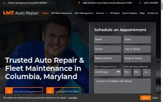 LMT Auto Repair website