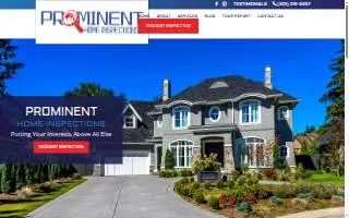 Prominent Home Inspections of Columbia website
