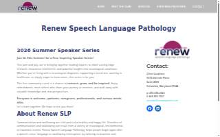 Renew Speech Language Pathology