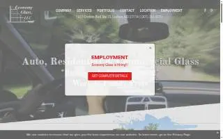 Economy Glass LLC website
