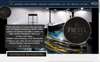 Freyja Piercing And Fine Jewelry website