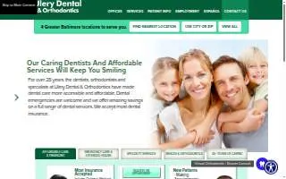 Ulery Dental & Orthodontics of Crofton website
