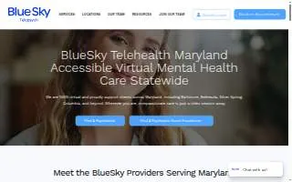 BlueSky Telepsych, LLC. website