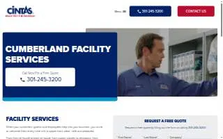 Cintas Facility Services of Cumberland website
