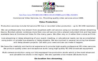 Commercial Video Services