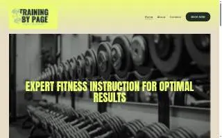 Training by Page website