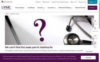 UPMC Western Maryland Obstetrics and Gynecology website