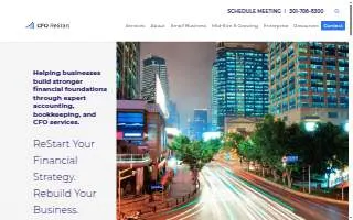 CFO ReStart website