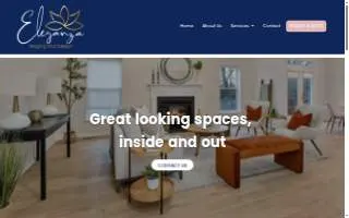 Eleganza Staging and Design website