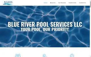 Blue River Pool Services LLC website