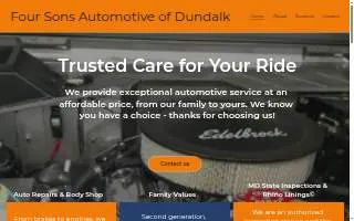Four Sons Automotive Inc website