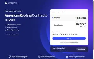 American Roofing Contractors of East Riverdale website