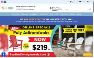 Bay Star Consignments & More website