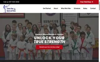 Eastern Shore Karate & Fitness website