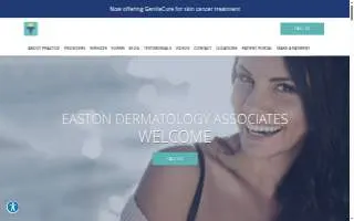 Easton Dermatology Associates LLC. website