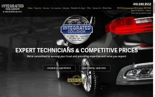 Integrated Collision website