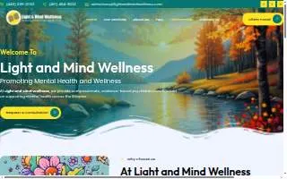 Light And Mind Wellness website