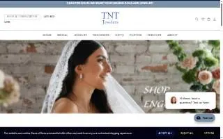 TNT Jewelers website