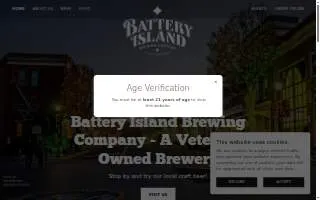 Battery Island Brewing Company website