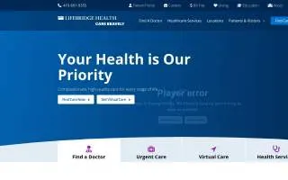 LifeBridge Health Medical Group website