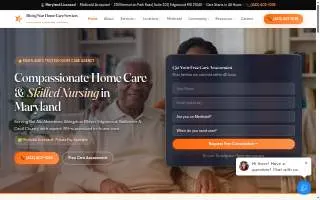 Rising Star Home Care Services website