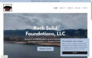 Rock Solid Foundations LLC of Edgewood website