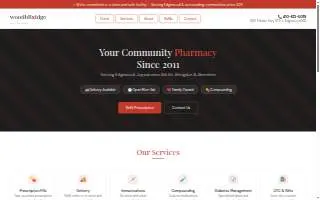 Woodbridge Pharmacy website