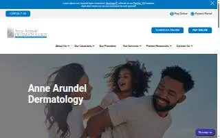 Anne Arundel Dermatology - Eldersburg website