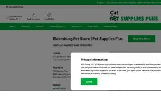Pet Supplies Plus Eldersburg website