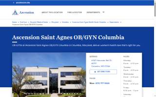Ascension Saint Agnes OB/GYN