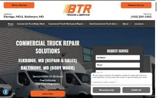 BTR Trucks & Service website