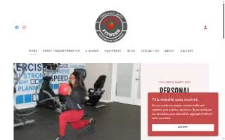 On Fiya Fitness of Elkridge website