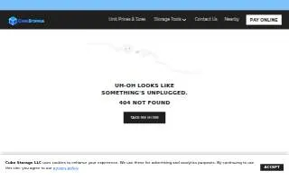 CubeSmart Self Storage of Elkton website