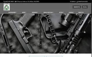 Dirty Barrels Armory website