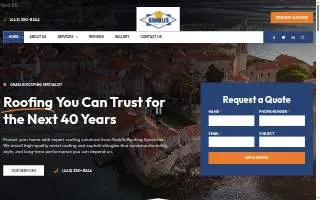 Grablis Roofing Specialist website