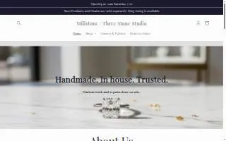 Millstone Jewelers website