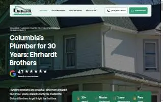 Ehrhardt Brothers Quality Plumbing, Inc. website