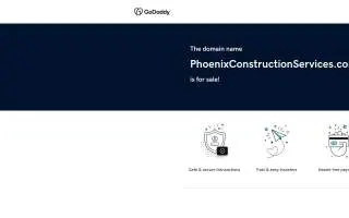 Phoenix Construction Services LLC of Ellicott City website