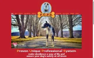 Pups Dog Obedience Training of Ellicott City website