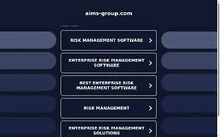Aims Group website