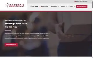 Eastern Moving & Storage website