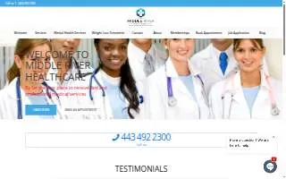 Middle River Healthcare LLC of Essex website