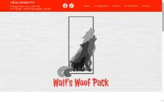 Walts Woof Pack of Essex website